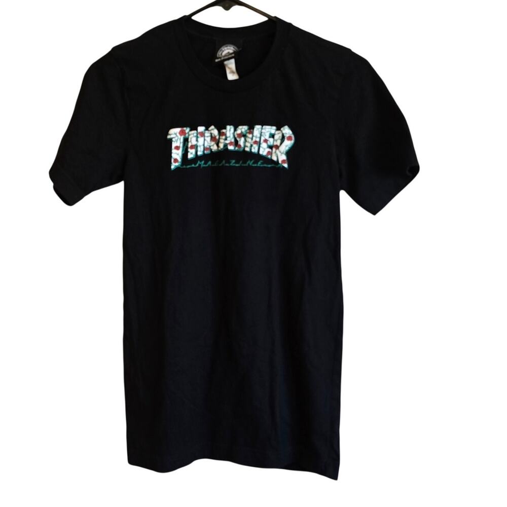 Thrasher Magazine rose bramble t shirt size women's XS